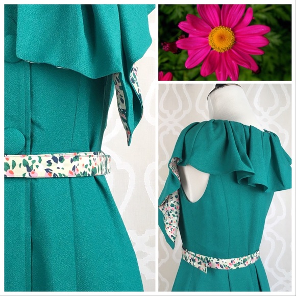 The Audrey 50’s Retro Style Coat Dress - Picture 4 of 8